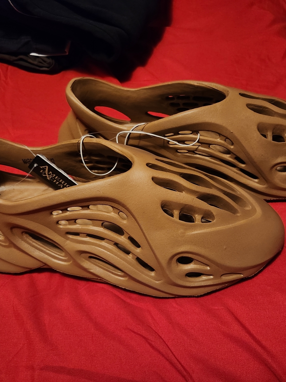 Tan Foam Slip-On Shoes